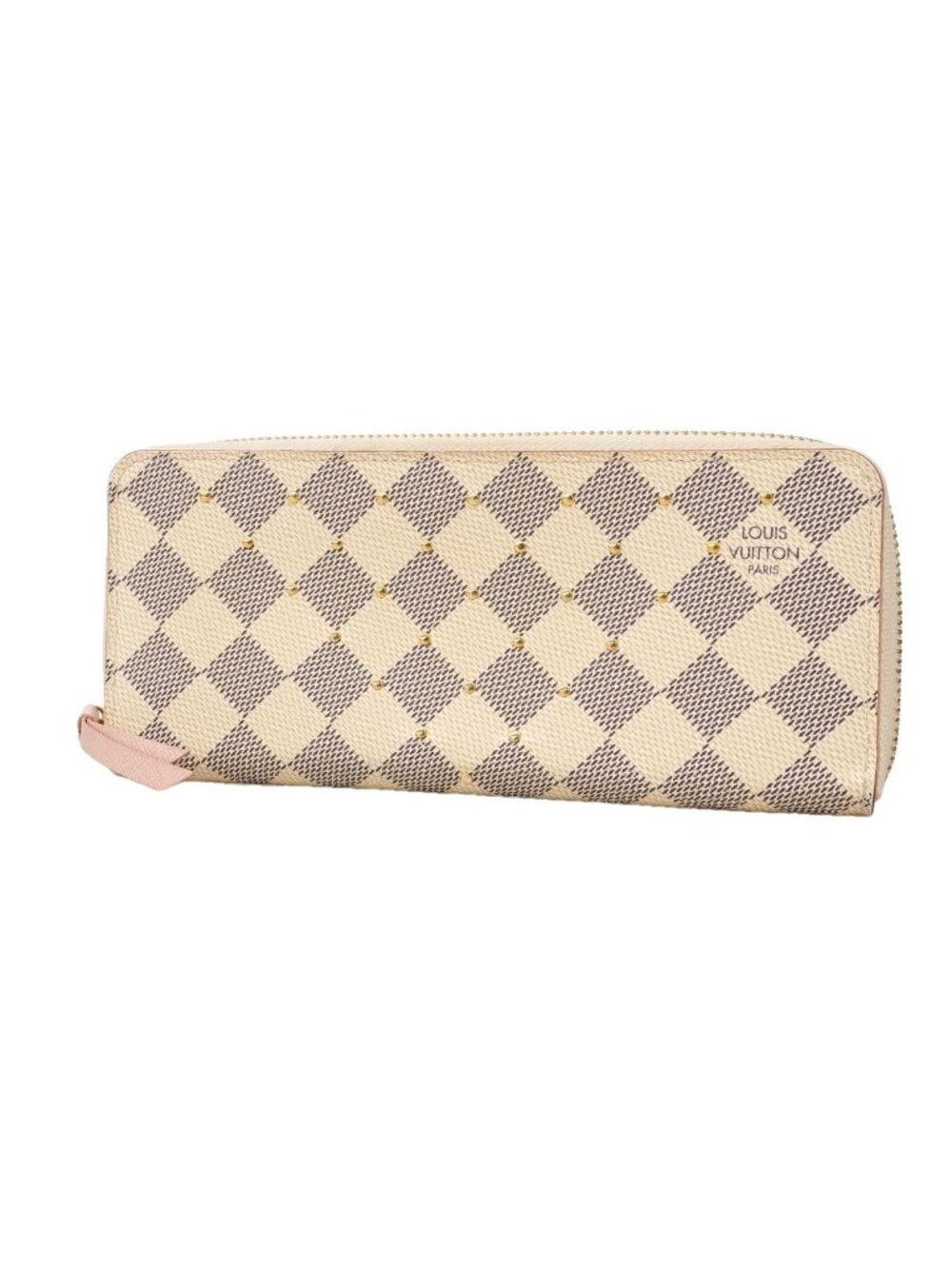 Louis Vuitton Wallet Damier Azur Portefeuille Clemence Rose Ballerine